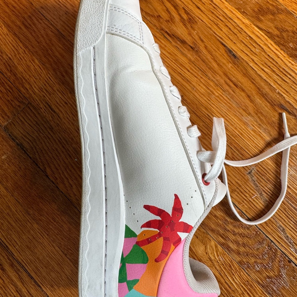 Adidas x Farm Rio Limited Edition Court Silk Sneakers - Picture 4 of 7